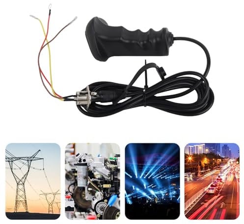 Treuil télécommandé Manuel Filaire 12 V à 24 V 250 A, Longueur de Ligne en Laiton de 4 M, Télécommande pour Camions à Benne Basculante, Portails élévateurs, Seaux Basculants,