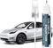 BESCH Lackstift zur Kratzer-Reparatur für Tesla Model Y, X, S, 3 Highland - Reparaturstift für Steinschläge und Kratzer, 12ml (Weiß)