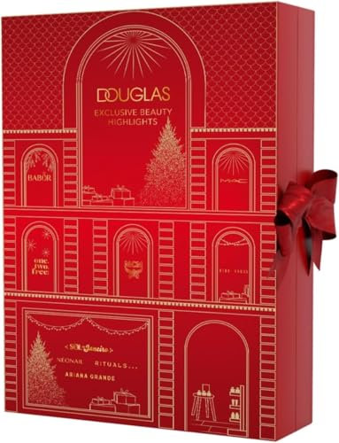DOUGLAS Adventskalender 2025 Frauen Beauty Wert 400€,- Kosmetik Advent Kalender für Frau & Mädchen, 24 Geschenke, Pflege Weihnachtskalender, Adventkalender inkl. JUNG Filabe Pflegetücher