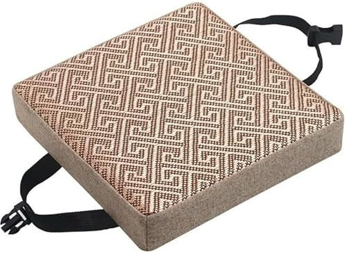 Stuhlkissen 30x30/35x35/40x40cm Hocker-Kissen Sitzkissen Quadratisch Stuhlauflage, Bequem Weiches verdickte Kissen Sitzpolster, Kissen für hocker für Außen Oder Innen(@13,35x35x5cm)