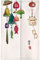 Tsffae 1set Japanese Style Noren Long Doorway Curtain Printed Fortune Cat & Wind Chime Hanging Door Tapestry for Home Restaurant Entrance Decoration