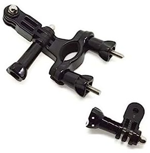 Gadpiparty 4 Stück Fahrrad Kamera Halterung fahrradanlehnbügel Halterung für fahrradträger Bike Gadgets Fahrrad Accessories Kamerahalterung fahradzubehör Stange montieren Anschlüsse Black