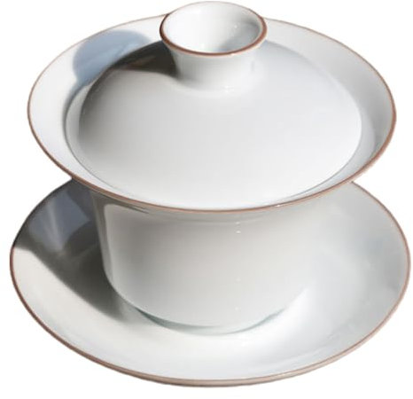 Cabilock Té Gaiwan Profesional De Cerámica Tapa De Platillo Para Vajilla De Té De Kung Fu Para Taza De Hogar