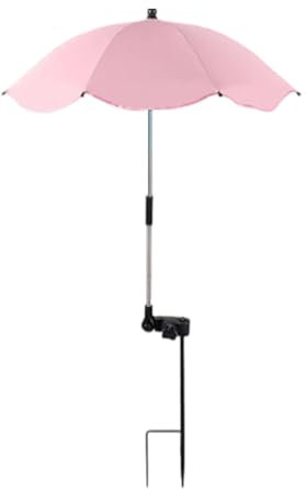 Colcolo Sombrilla para Plantas de Exterior, Cubierta de Jardín, Sombrilla de Gran Tamaño con Ángulos Ajustables de Plantas para Macetas, Jardín, Parterre, Rosa