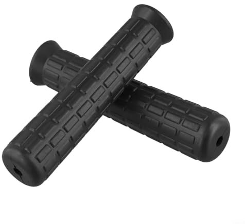 Coperture di ricambio in gomma per carriole, confezione da 2 pezzi, con forte presa (114 x 14 mm)