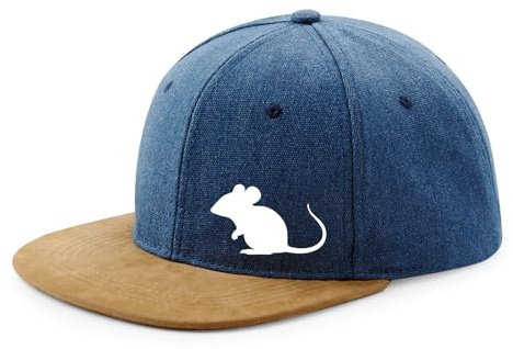 Huuraa Cappy Mütze Maus Silhouette Geschenk | Baseballkappe Basecap Kappe Geschenkidee Unisex Baseball Cap