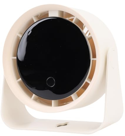 Cocoarm 6 Inch Table Fan with Digital Display, Portable Adjustable Tilt, Quiet Operation for Office, Bed and Travel