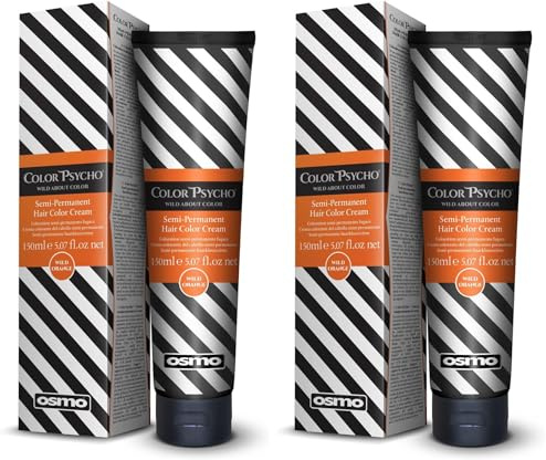 OSMO Color Psycho Wild Orange 150 ml, Orange (Pack of 2)