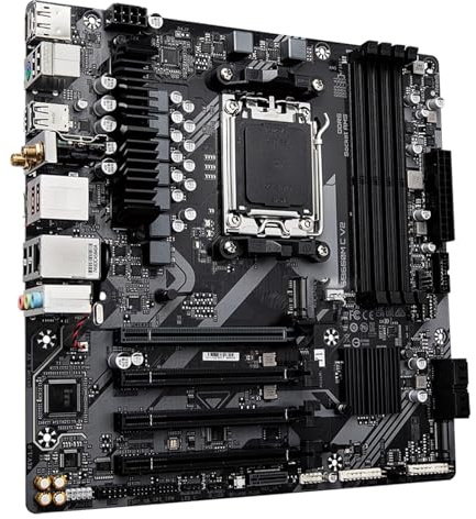Carte mère Carte mère Fit for GIGABYTE B650M C V2 (AM5/ LGA 1718/ B650/ Micro-ATX DDR5/ PCIe 4.0 M.2/ .0/ USB 3.2 Gen1 Type-C/ 1G)