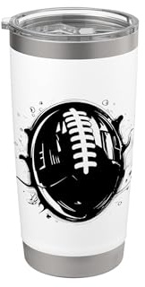 Pallone da football americano Bicchiere termico in acciaio inox doppia parete