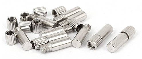 sourcing map Schrank-Halterung, 9 mm Durchmesser, Steckregale, Regalstütze, 10 Stück de