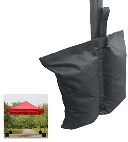 Hi Suyi 4Pcs Weight Bags Gazebo Tent Leg Sandbags Weighted Base For Anchoring Canopy Tent Sun Shades Outdoor Shelter Marquees Market Stalls