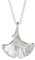 Helen de Lete Ginkgo Blatt 925 Sterling-Silber Schmuck Set (Halskette)