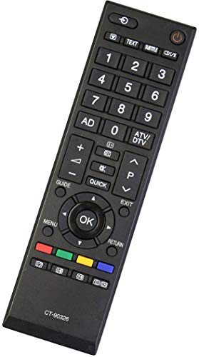 ALLIMITY CT-90326 Fernbedienung Ersetzt für Toshiba CT90326 CT-90380 CT-90386 CT-90336 CT-90351
