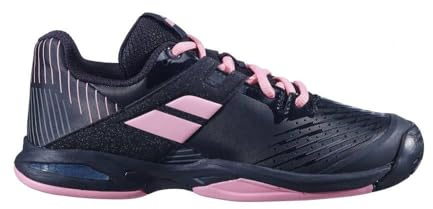 Babolat Bambini Propulse Allcourt AC Junior Scarpe da Tennis Scarpa per Tutte Le Superfici Nero - Rosa 35