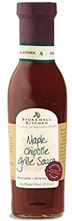 Stonewall Kitchen Maple Chipotle Sauce, 330 ml – Würzige BBQ-Sauce mit Ahornsirup und Chipotle, ideal für Fleisch und Gemüse