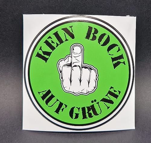10xkein bock auf grüne Gretl Greta druck plakette Fun Sticker Aufkleber Fridays for future klima