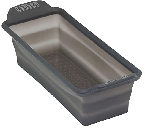 Original Kaiser Inspiration Silikon-Kastenform CrispFlex 24 x 11 x 8 cm, Königskuchenform, hervorragende Antihaft-Eigenschaft, gleichmäßige Bräunung