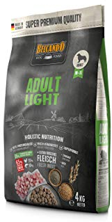 BELCANDO Adult Light [4 kg] Hundefutter | Trockenfutter für übergewichtige Hunde | Alleinfuttermittel für ausgewachsene Hunde ab 1 Jahr
