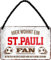 schilderkreis24 – Blechschild Lustiger Spruch Deko Artikel Sport Verein Geschenkidee Männer Club Fußball Fan (HIER WOHNT EIN ST. Pauli Fan 18x12cm)