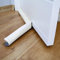 Boudin De Porte 90cm : Anti Froid Bas de Porte Unilatéral avec Joint Auto-Adhésif, Protection Contre Les Courants d’air et Le Bruit,Weather Stripping Door Seal Strip (Blanc)