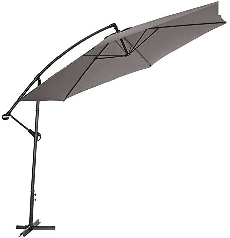 Giardini Del Re Ombrellone Decentrato 3x2 Grigio
