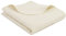 ZOLLNER Kuscheldecke in 160x200 cm - weiche und wärmende Wohndecke in rohweiß - waschbar bis 95°C - Hotelqualität - Oeko Tex® Zertifiziert