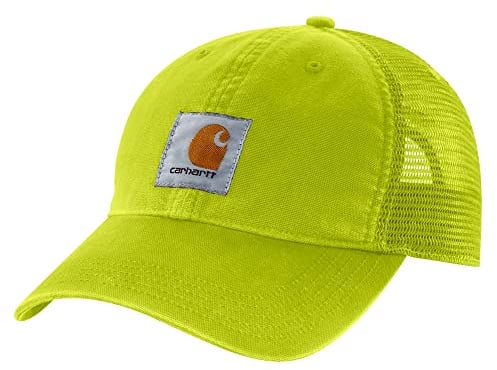 Carhartt Herren Canvas Mesh-Back Cap Baseballkappe, Warm Olive, Einheitsgröße