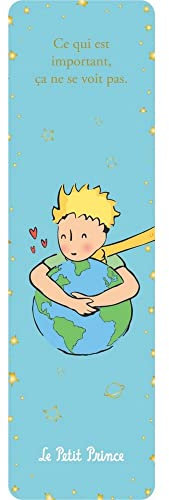 KIUB Buchmarke 'Der kleine Prinz' hält die Erde in den Armen und träumt - Maße: 17 x 5 cm, 3 Stück