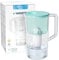 Wessper Wasserfilter Kanne Minze Filterkanne 2,8L inkl. 1 Filterkartusche | Ersatz für Aquaphor Standard, Brita Classic, Dafi Classic Filterkartusche | Wasserfilterkanne | Reduziert Chlor Kalk