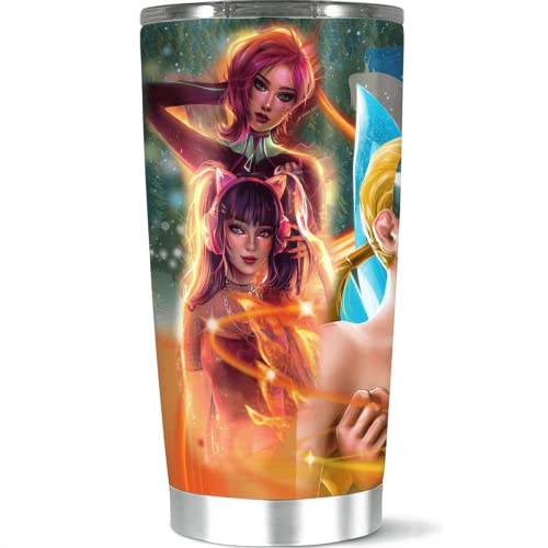 Isolierbecher aus Edelstahl, 590 ml, für Kaffee-Club, heißer Tee, Wein, kalt, Eis, lustige Reisebecher für Männer und Frauen