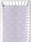 Sweet Jojo Designs Lavender Purple Boho Rainbow Girl Fitted Crib Sheet Baby or Toddler Bed Nursery - Light Lilac and White Celestial Sky Outdoors Nature Girl Shabby Chic