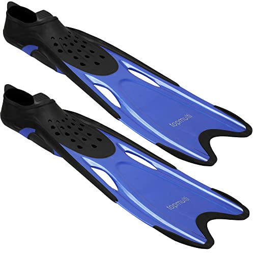 Top-Multi Schwimmflosse Taucherflosse Aruba Gr. S (36 - 37) Flossen Vollfuß inkl. Anziehhilfe
