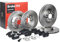 STARK Bremsenset Vorne & Hinten Bremsscheiben Beläge Satz kompatibel mit VW Tiguan (5N), Bremsen Set mit Bremsscheiben und Bremsbeläge Satz 312 & 282mm
