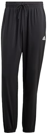 adidas Herren AEROREADY Essentials Stanford Elastic Cuff Small Logo Pants, Black, L