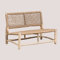SKLUM 2-Sitzer Gartensofa aus Teakholz Bientina Braun Natur