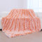 KANKAEU Kuscheldecke Flauschig 200×220 cm, Super Weich & Warme Decke, Farbverlauf Orange Kuscheldecke, Fleecedecke, Sofadecke, Tagesdecken, Couchdecke