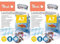 Peach Laminierfolien A7-125 mic - 100 pouches - glänzend - Premiumqualität für beste Laminierergebnisse - kompatibel mit Geräten aller Markenhersteller - PP525-05 (Packung mit 2)