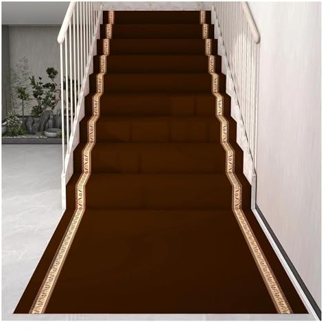 Treppenstufen Matten modern Set Treppenteppich, Selbstklebende Vollroll-Stufen-Bodenmatte, Heimtreppen-Dekorationsschutz, Treppenpolster, Kinder, Ältere Haustiere, Sicherheits-Antikollisionsteppich (