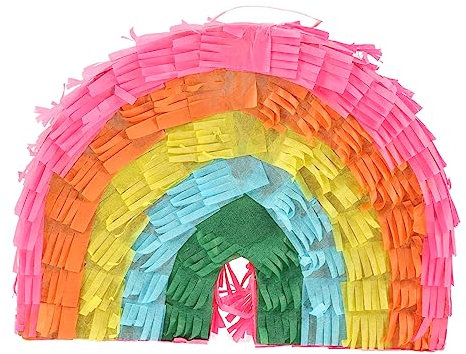 TOYANDONA 2 Stück Regenbogen-Pinata Für Mädchen Spielzeug Kinderspielzeug Ornament Für Kinder Ostereier Pinata Gefüllte Pinata Süßigkeiten Dekorationen Pinata-Tischdekoration