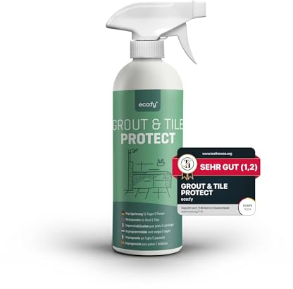 eco:fy fughe e piastrelle impermeabilizzante sigillante per bagno doccia cucina contro muffa calcare sporco effetto loto nano protezione