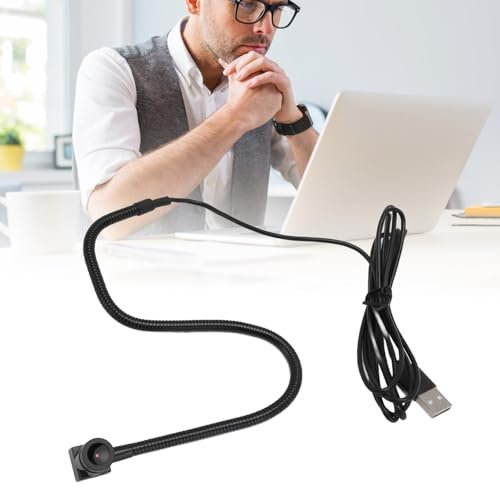 KKPLZZ USB Center Webcam, 2MP, 1080P, Auto Focus, Built-in Microphone, Plug and Play, for PC, Laptop, Android TV