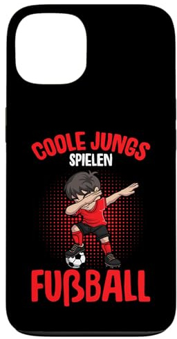 Coole Jungs spielen Fußball Fußballer Jungen Kinder Hülle für iPhone 13