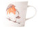 Meg Hawkins Robin Bird Watercolour Design Bone China Mug in Box