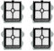 Kit d'accessoires pour aspirateur sans fil Roborock Dyad Pro Combo/Dyad Pro/A10 Plus (4 filtres HEPA)