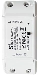 Wifi Smart DIY Relay Module Wall Switch,Universal Module for Smart Home Automation Solution, Works with Apple Homekit 10A
