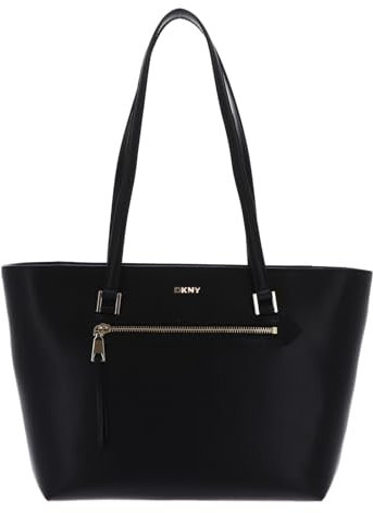 DKNY Women's Bryant AVE MD Tote Handbag, BLK/Gold
