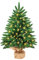 Künstliche Weihnachtsbaum mit Beleuchtung, 60cm Mini Weihnachtsbaum mit 40 LED Tisch Weihnachtsbaum Miniatur Kiefer Weihnachtsbaum Klein für Home Office Schreibtisch Indoor Weihnachtsdeko