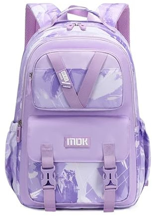 Outdoor-Rucksäcke mit Crossbody-Tasche,21L Große Kapazität Computer Rucksäcke Geeignet für Jugendliche Studenten,ab 10 Alter tägliche Rucksäcke,Wasserabweisend,mit Mehreren Taschen (Lavendel)