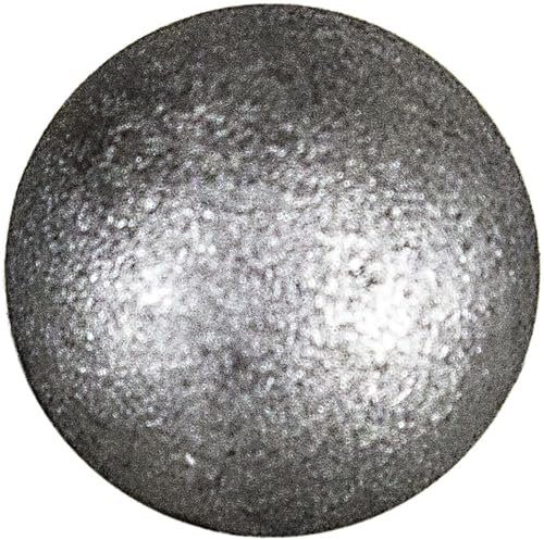 IAM DESIGN Elemento decorativo Ø 30 mm in ferro forgiato sfera liscia adatta a ringhiere in ferro battuto